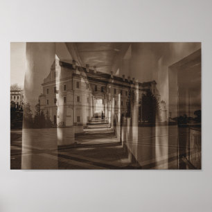 Belarus Беларусь Novogrudok Pinsk Architecture Poster