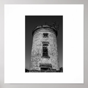 Belarus Беларусь Old Water Tower Architecture Poster