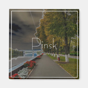 Belarus Беларусь Pinsk Пінск Architecture Magnet