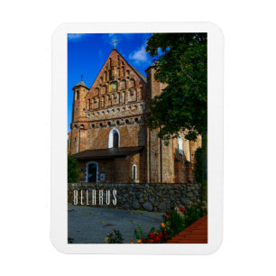 Belarus Беларусь Synkavichy Church Architecture Magnet