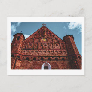 Belarus Беларусь Synkavichy Church Architecture Postcard