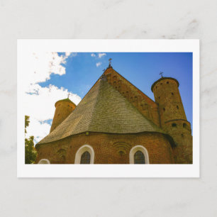 Belarus Беларусь Synkavichy Church Architecture Postcard