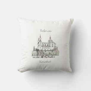 Belarus Беларусь Viciebsk Vitebsk Cushion Pillow