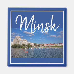 Belarus Architecture Minsk City View Magnet