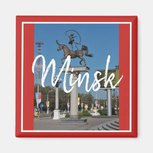 Belarus Architecture Minsk City View Magnet