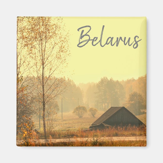 Belarus Architecture Rural Landscape Magnet (Front)