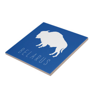 Belarus Belarusian Bison Зубр Беларусь Плитка Tile