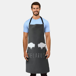 Belarus Belarusian Bison Зубр Беларусь Apron