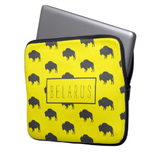 Belarus Belarusian Bison Зубр Беларусь Laptop Sleeve