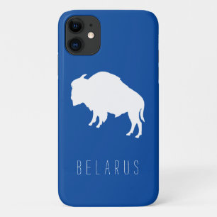 Belarus Belarusian Bison Зубр Беларусь Minimalism Case-Mate iPhone Case