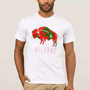 Belarus Belarusian Bison Зубр Беларусь Minimalism T-Shirt
