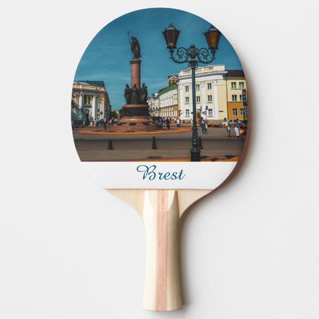 Belarus Brest Architecture Ping Pong Paddle (Front)