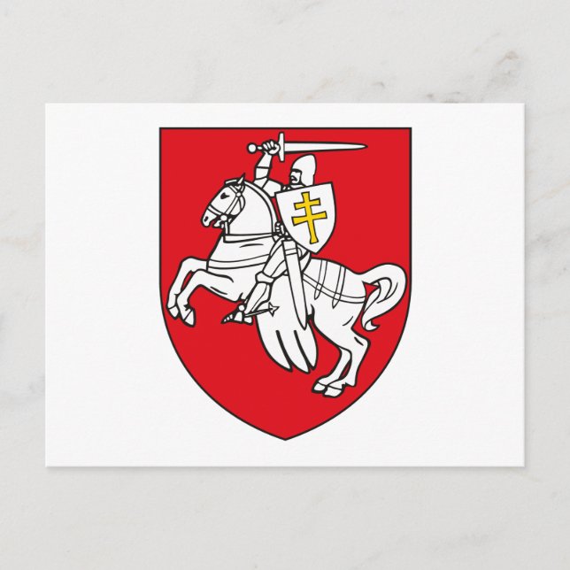 Belarus Coat of Arms Postcard (Front)