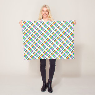 Belarus Colourful Happy Letters Fleece Blanket