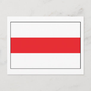 Belarus Flag (1991) Postcard