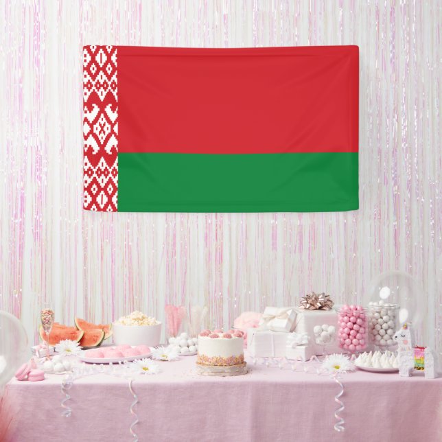 Belarus flag banner (Party)