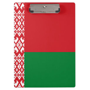 Belarus flag clipboard