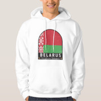 Belarus Flag Emblem Distressed Vintage