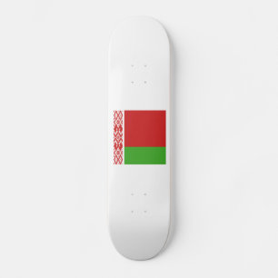 Belarus Flag Emblem Skateboard