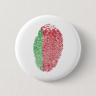 Belarus Flag Fingerprint Country Pride 6 Cm Round Badge