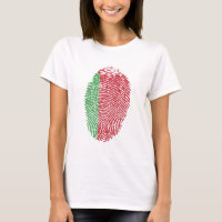 Belarus Flag Fingerprint Country Pride