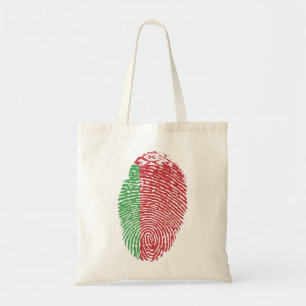Belarus Flag Fingerprint Country Pride Tote Bag