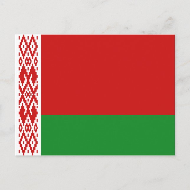 Belarus Flag Postcard (Front)