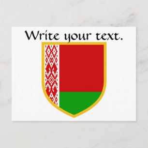 Belarus Flag Postcard