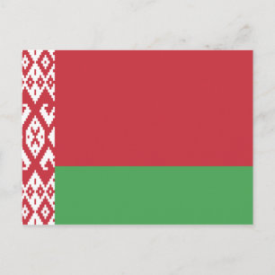 Belarus Flag Postcard