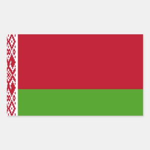 Belarus Flag Rectangular Sticker