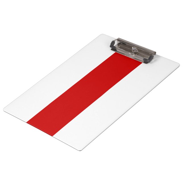 Belarus Flag (Red and White) Clipboard (Angled)