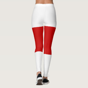 Belarus Flag (Red and White) Leggings