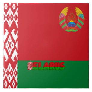 Belarus flag tile
