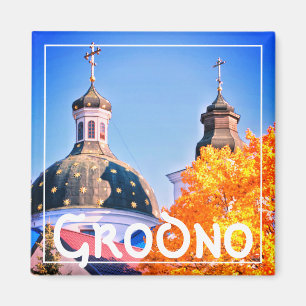 Belarus Grodno Architecture Landscape Magnet