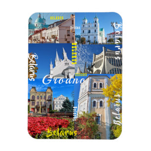 Belarus Grodno City Architecture Гродно Магнитик Magnet