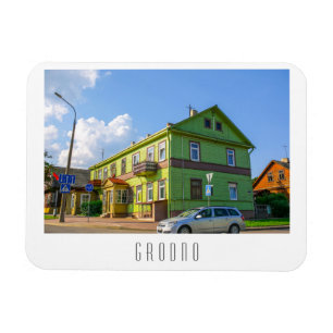 Belarus Grodno Cityscape City Architecture Magnet