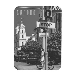 Belarus Grodno Cityscape City Architecture Magnet