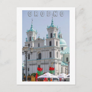 Belarus Grodno Cityscape City Architecture Postcard