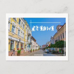 Belarus Grodno Cityscape City Architecture Postcard