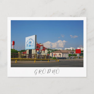 Belarus Grodno Cityscape City Architecture Postcard