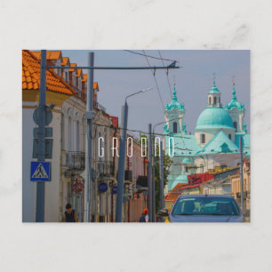 Belarus Grodno Cityscape City Architecture Postcard