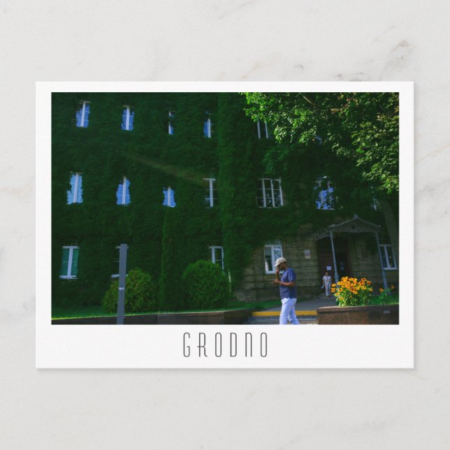 Belarus Grodno Cityscape City Architecture Postcard (Front)
