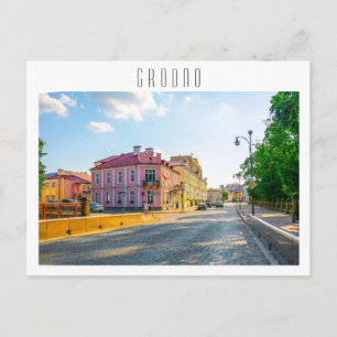 Belarus Grodno Cityscape City Architecture  Postcard