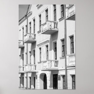 Belarus Grodno Cityscape City Architecture Poster