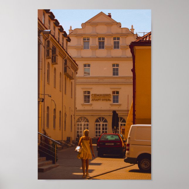 Belarus Grodno Cityscape City Architecture Poster (Front)