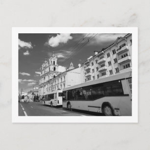 Belarus Grodno Cityscape City View Architecture Postcard