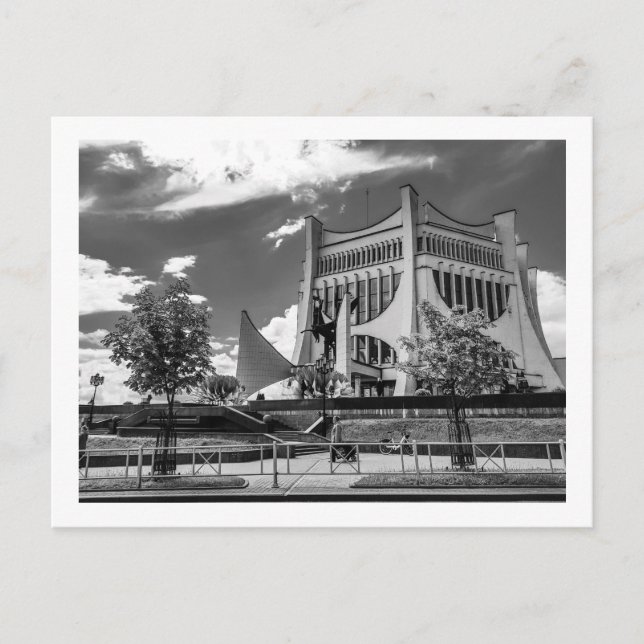 Belarus Grodno Cityscape City View Architecture Postcard (Front)