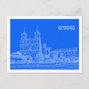 Belarus Grodno Cityscape City View Architecture Postcard