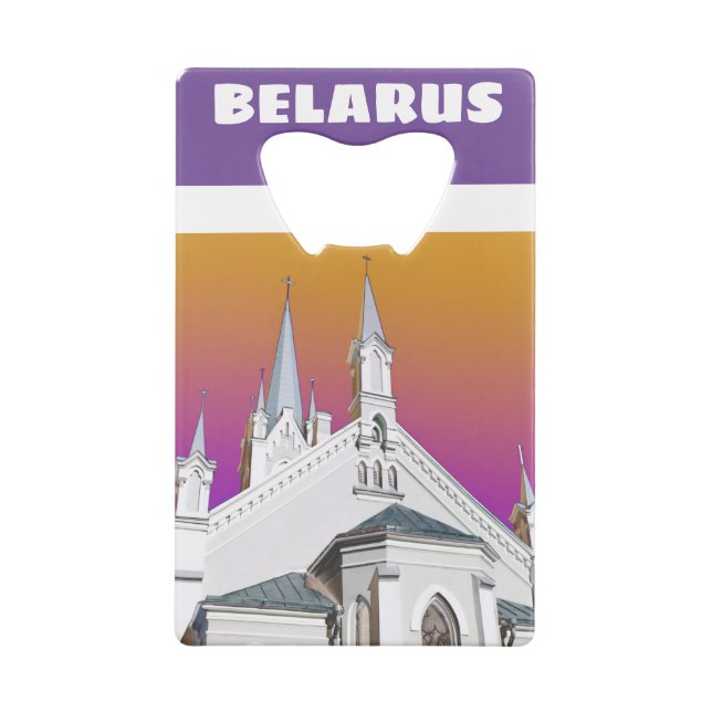 Belarus Grodno Hrodna Architecture Bottle Opener (Back)