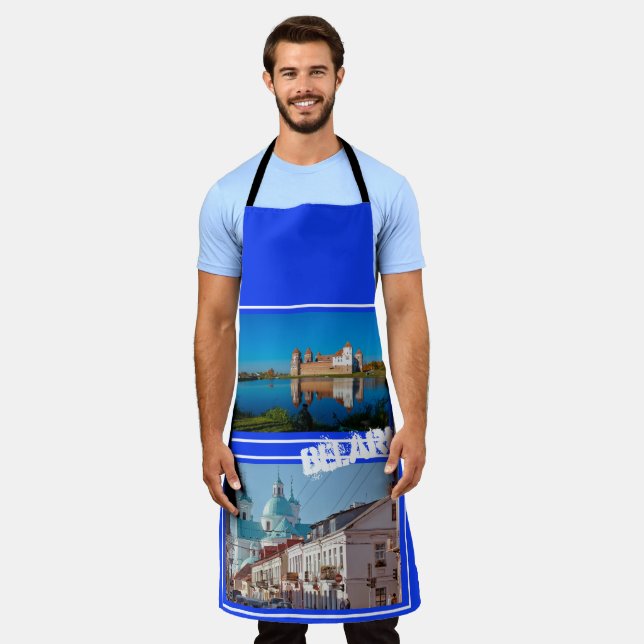 Belarus Grodno Mir Castle Architecture Apron (Worn)
